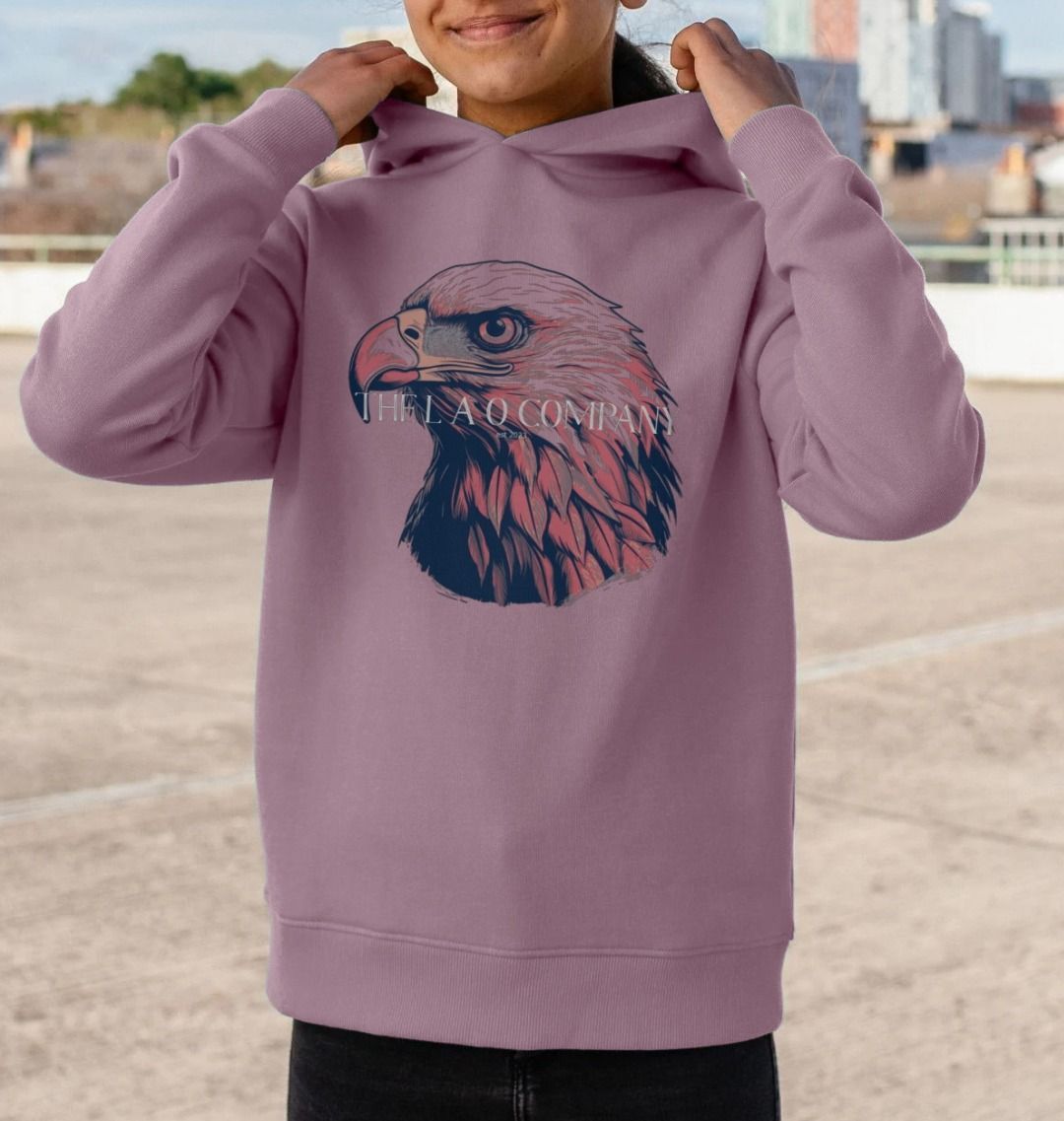 LAO Eagle Hoodie Pink