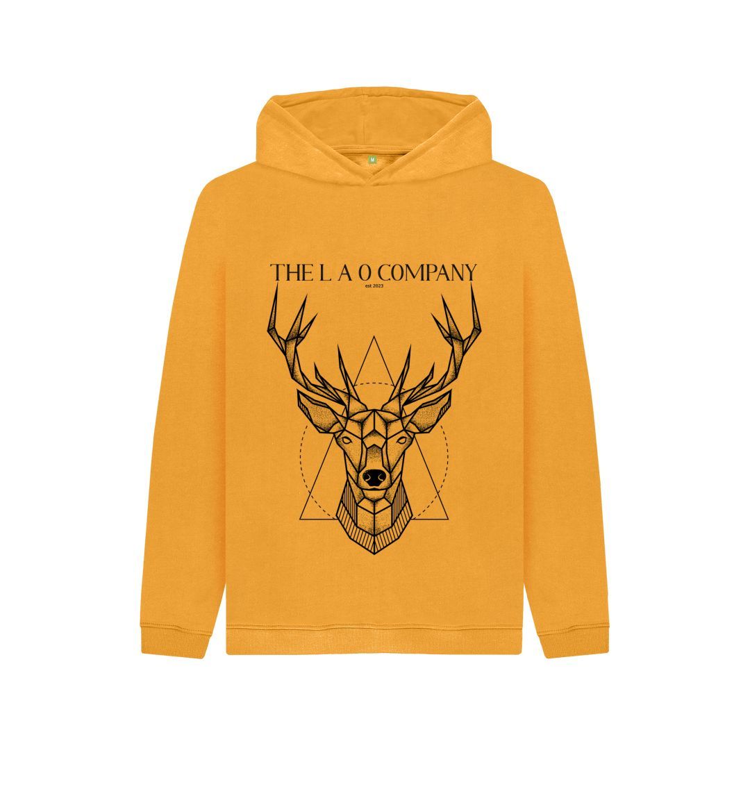 Mustard LAO Kids Pullover Hoodie