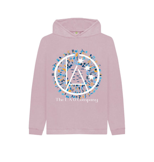 Mauve LAO Girls Hoodie Pink Ocean