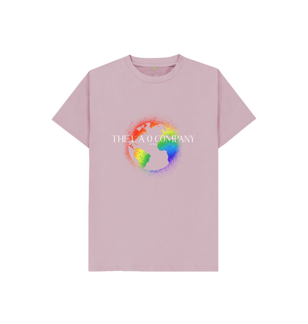 Mauve LAO Girls Pink Splatter Tee