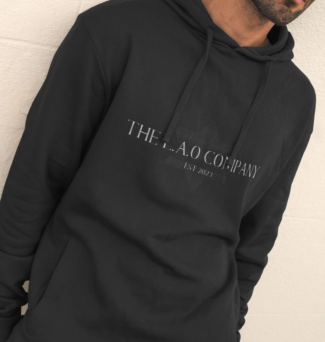 LAO Star Pullover Hoodie Black