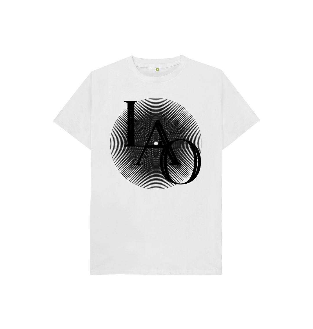 White LAO Boys Disc Tshirt White