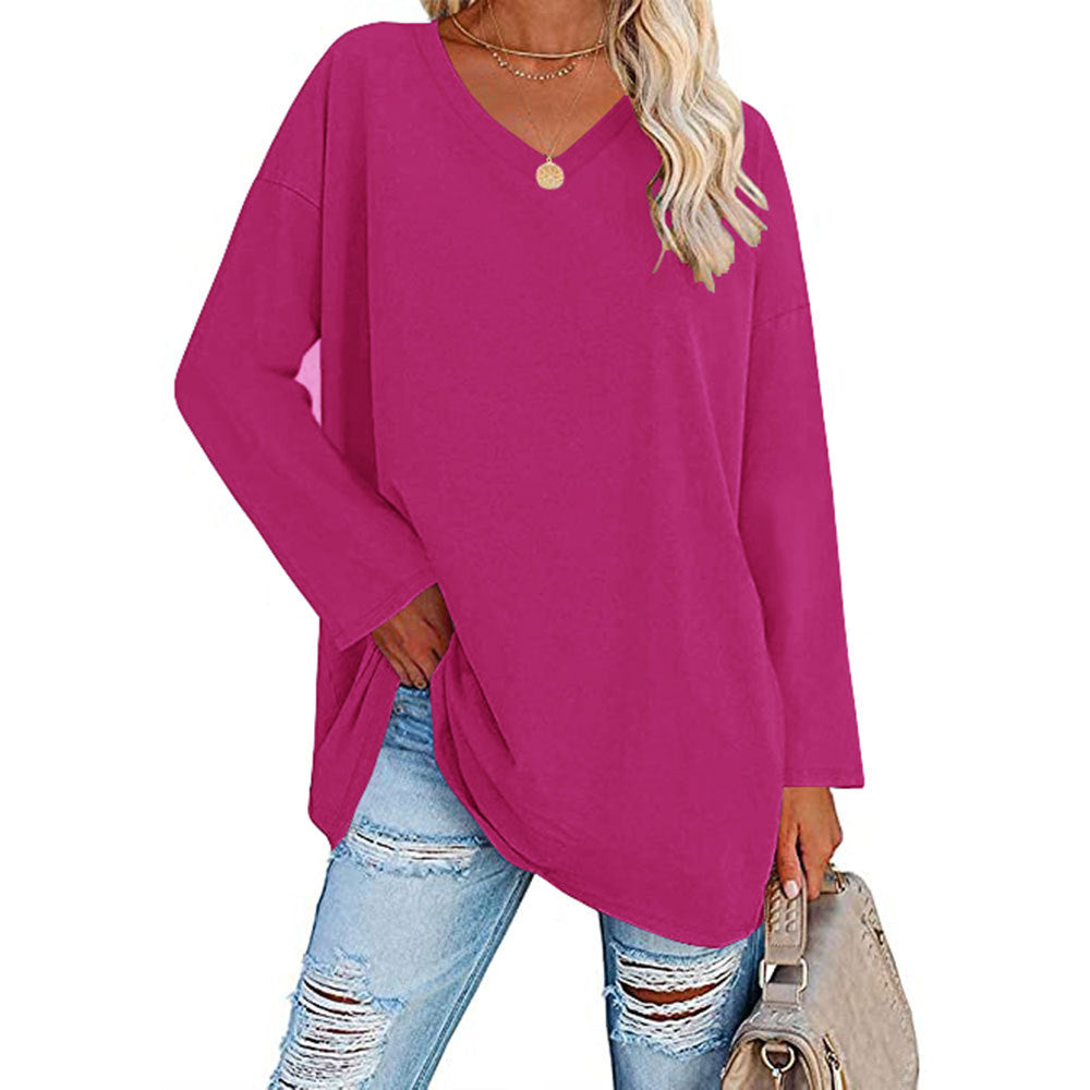 Womans stylish oversized top