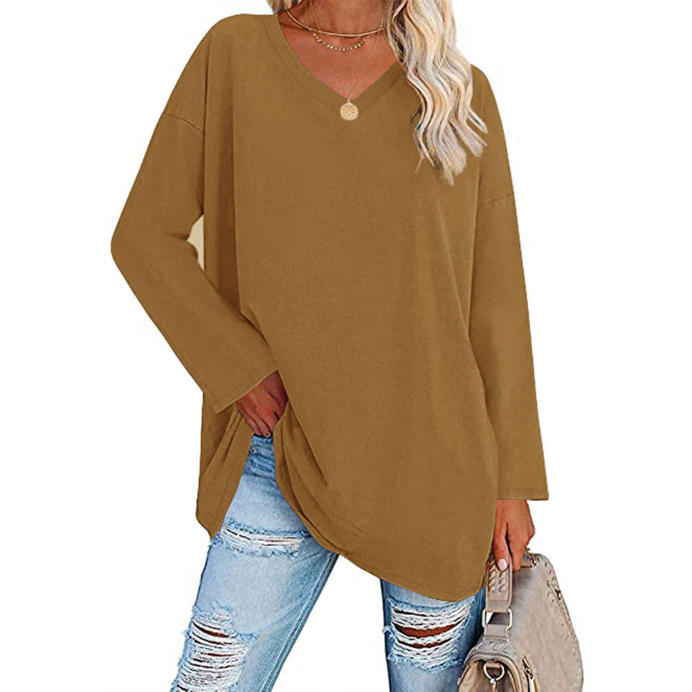 Womans stylish oversized top