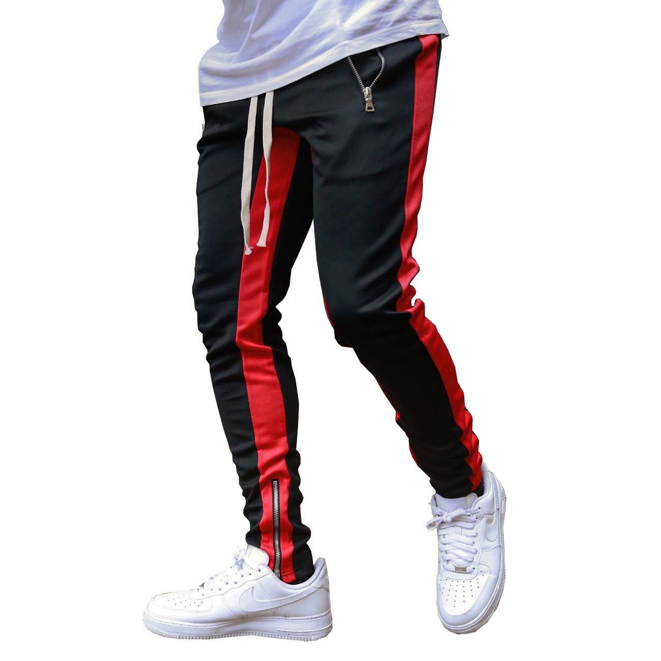 Mens joggers blue/white sports casual