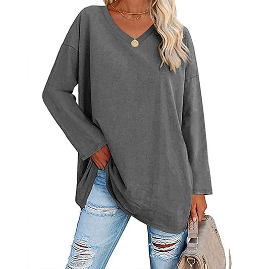 Womans stylish oversized top